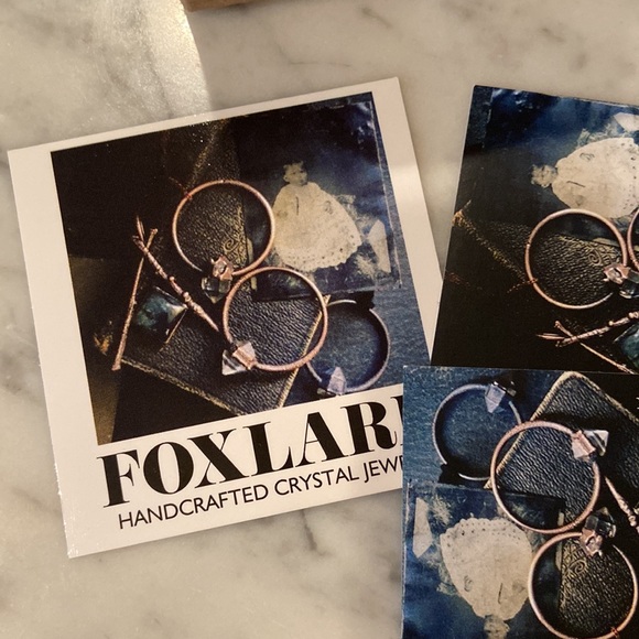 Foxlark handcrafted bold smoky quartz pendant necklace copper patina - Picture 5 of 6